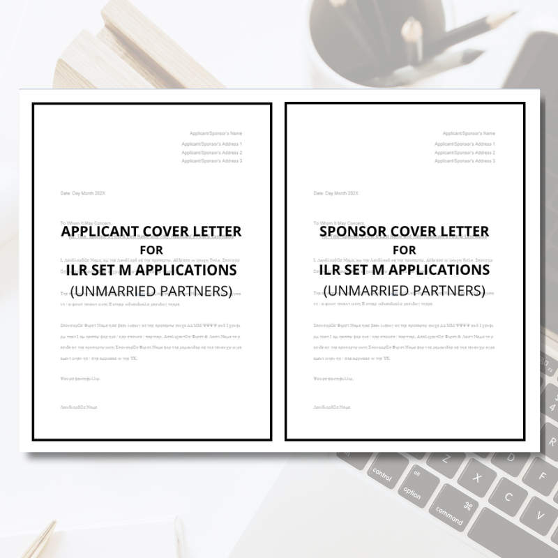 ILR Set M Cover Letter Template Bundle